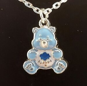 Carebear Grumpy Bear Pendant Necklace
